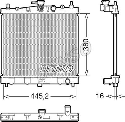 Denso DRM46067 - Hladnjak, hladjenje motora www.molydon.hr