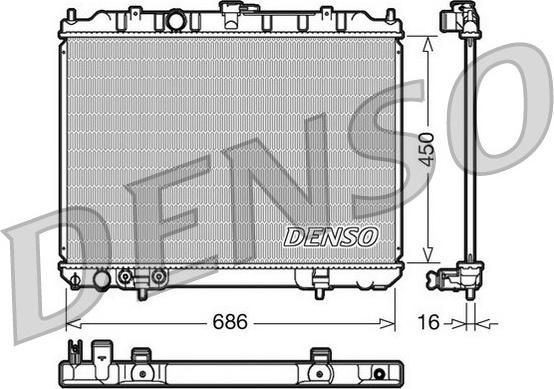 Denso DRM46005 - Hladnjak, hladjenje motora www.molydon.hr