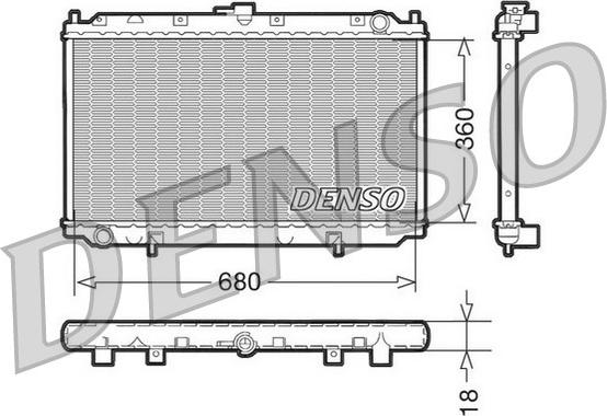 Denso DRM46011 - Hladnjak, hladjenje motora www.molydon.hr