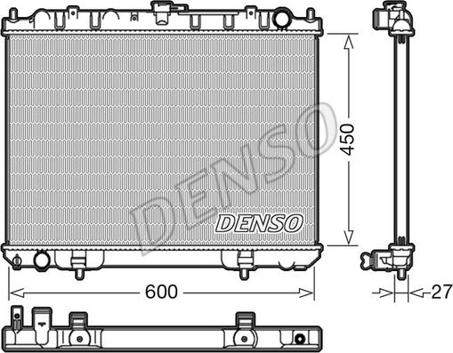 Denso DRM46039 - Hladnjak, hladjenje motora www.molydon.hr