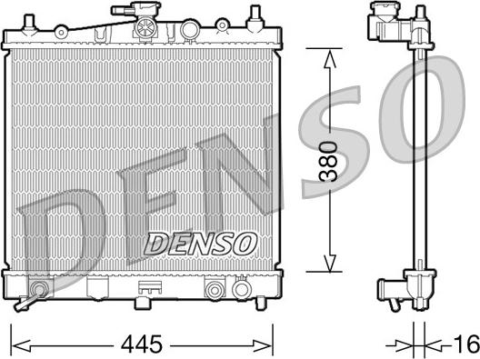 Denso DRM46036 - Hladnjak, hladjenje motora www.molydon.hr