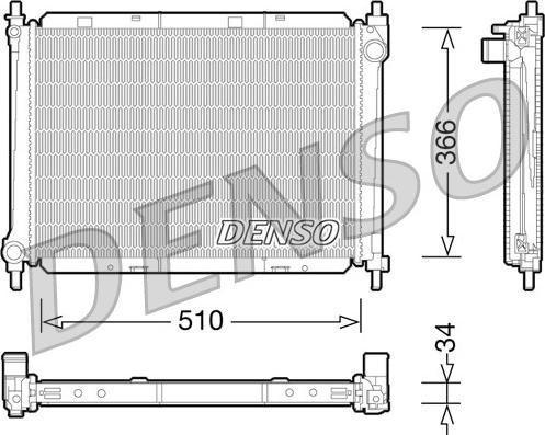 Denso DRM46037 - Hladnjak, hladjenje motora www.molydon.hr