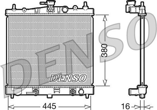 Denso DRM46021 - Hladnjak, hladjenje motora www.molydon.hr