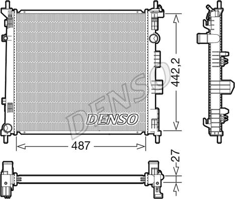 Denso DRM46070 - Hladnjak, hladjenje motora www.molydon.hr