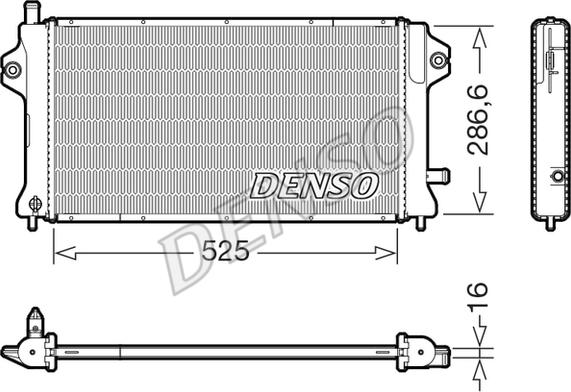 Denso DRM46077 - Hladnjak, hladjenje motora www.molydon.hr