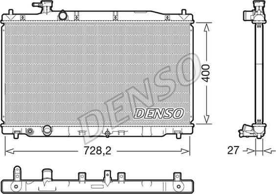 Denso DRM40050 - Hladnjak, hladjenje motora www.molydon.hr