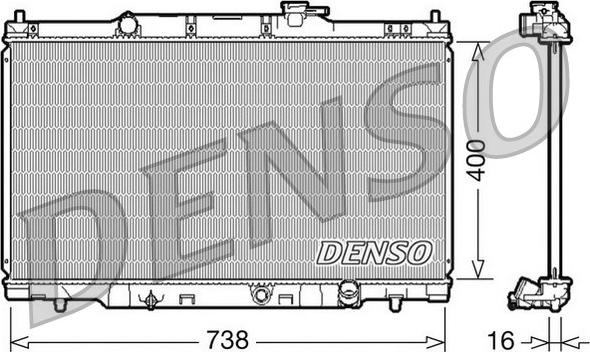 Denso DRM40011 - Hladnjak, hladjenje motora www.molydon.hr