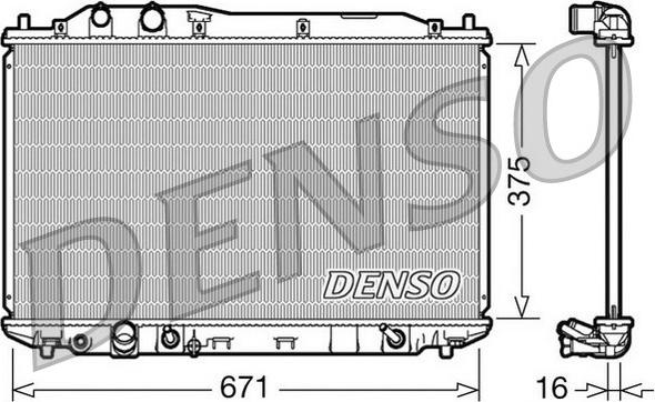 Denso DRM40018 - Hladnjak, hladjenje motora www.molydon.hr