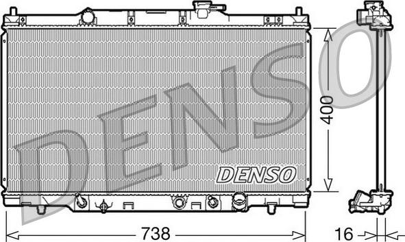 Denso DRM40012 - Hladnjak, hladjenje motora www.molydon.hr