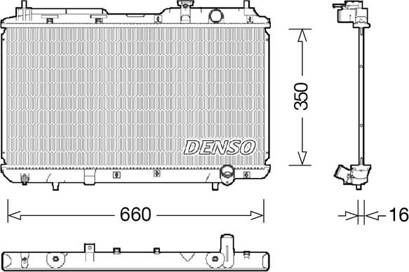 Denso DRM40034 - Hladnjak, hladjenje motora www.molydon.hr