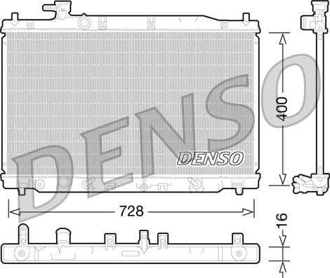 Denso DRM40030 - Hladnjak, hladjenje motora www.molydon.hr