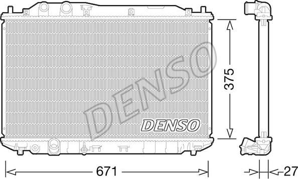 Denso DRM40029 - Hladnjak, hladjenje motora www.molydon.hr