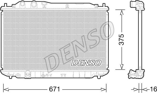 Denso DRM40028 - Hladnjak, hladjenje motora www.molydon.hr