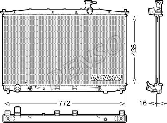 Denso DRM41024 - Hladnjak, hladjenje motora www.molydon.hr