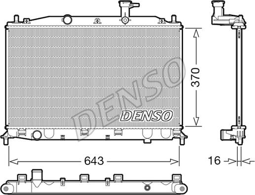 Denso DRM41026 - Hladnjak, hladjenje motora www.molydon.hr