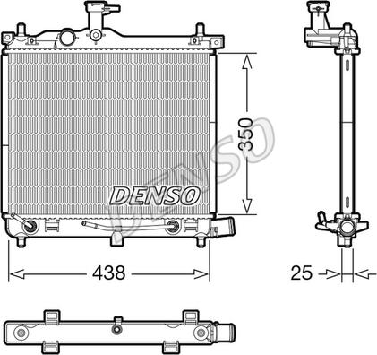 Denso DRM41023 - Hladnjak, hladjenje motora www.molydon.hr