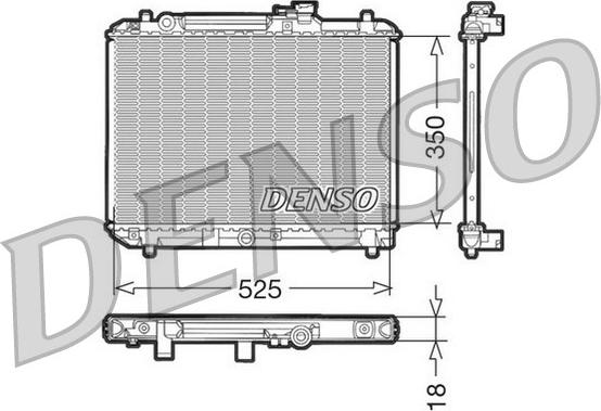 Denso DRM47001 - Hladnjak, hladjenje motora www.molydon.hr