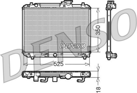 Denso DRM47002 - Hladnjak, hladjenje motora www.molydon.hr