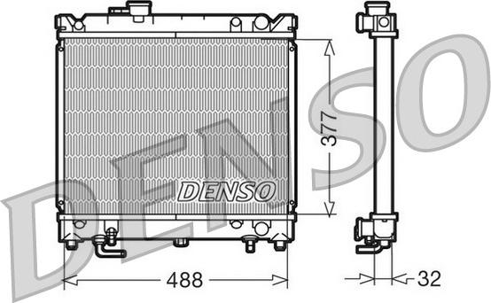 Denso DRM47010 - Hladnjak, hladjenje motora www.molydon.hr