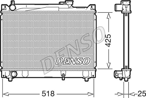 Denso DRM47030 - Hladnjak, hladjenje motora www.molydon.hr