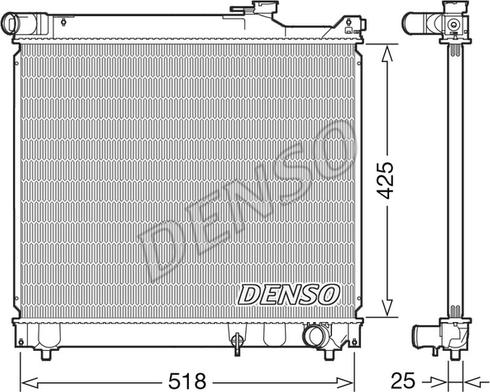 Denso DRM47037 - Hladnjak, hladjenje motora www.molydon.hr