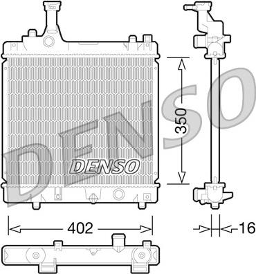 Denso DRM47026 - Hladnjak, hladjenje motora www.molydon.hr