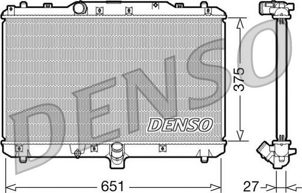 Denso DRM47022 - Hladnjak, hladjenje motora www.molydon.hr