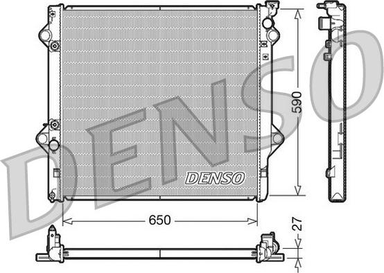 Denso DRM50047 - Hladnjak, hladjenje motora www.molydon.hr