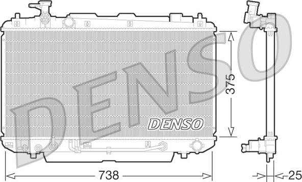 Denso DRM50064 - Hladnjak, hladjenje motora www.molydon.hr