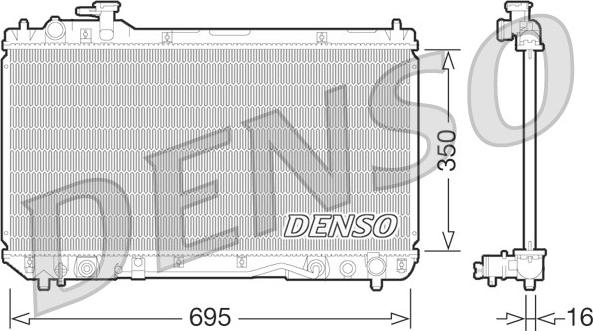 Denso DRM50061 - Hladnjak, hladjenje motora www.molydon.hr