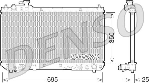 Denso DRM50063 - Hladnjak, hladjenje motora www.molydon.hr