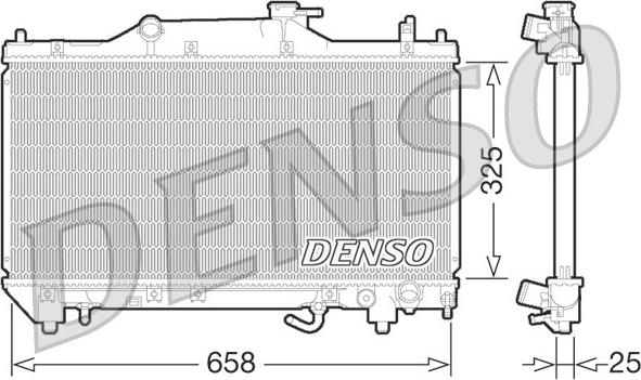 Denso DRM50067 - Hladnjak, hladjenje motora www.molydon.hr