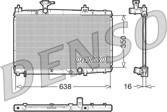 Denso DRM50007 - Hladnjak, hladjenje motora www.molydon.hr