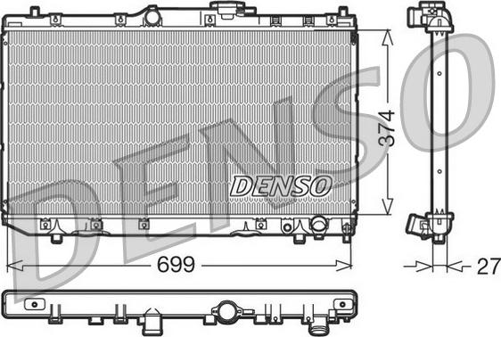 Denso DRM50016 - Hladnjak, hladjenje motora www.molydon.hr