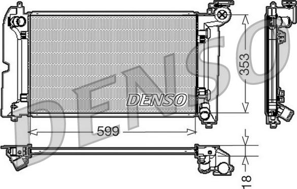 Denso DRM50010 - Hladnjak, hladjenje motora www.molydon.hr