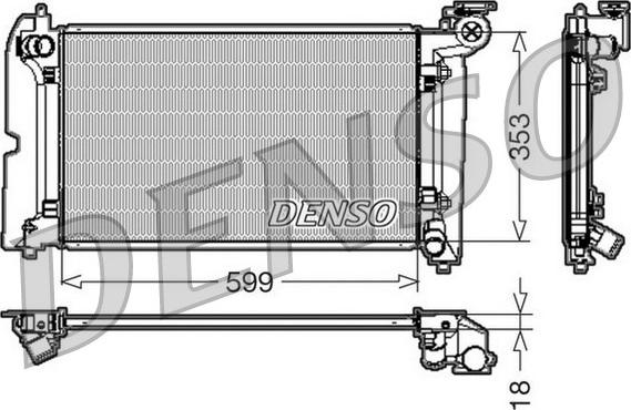 Denso DRM50011 - Hladnjak, hladjenje motora www.molydon.hr