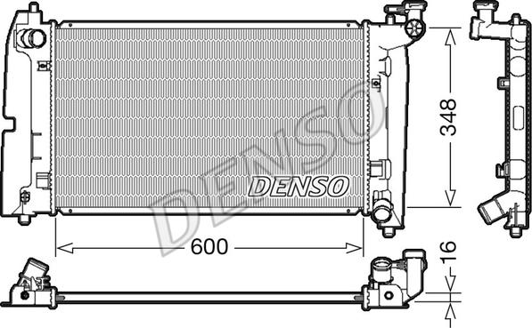 Denso DRM50085 - Hladnjak, hladjenje motora www.molydon.hr