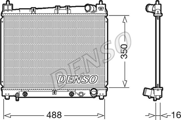 Denso DRM50080 - Hladnjak, hladjenje motora www.molydon.hr