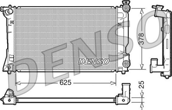 Denso DRM50035 - Hladnjak, hladjenje motora www.molydon.hr