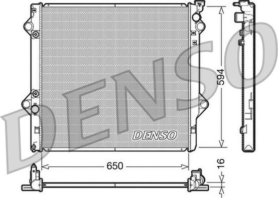 Denso DRM50036 - Hladnjak, hladjenje motora www.molydon.hr