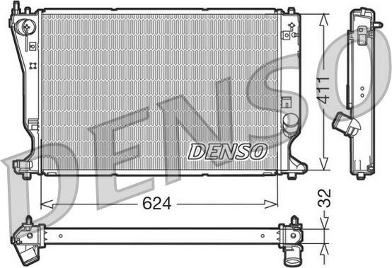 Denso DRM50032 - Hladnjak, hladjenje motora www.molydon.hr