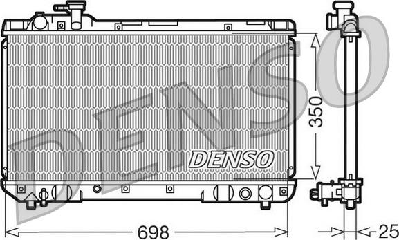 Denso DRM50020 - Hladnjak, hladjenje motora www.molydon.hr