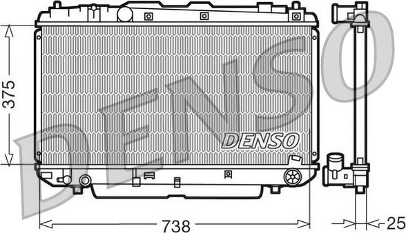 Denso DRM50021 - Hladnjak, hladjenje motora www.molydon.hr