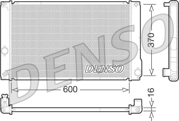 Denso DRM50076 - Hladnjak, hladjenje motora www.molydon.hr