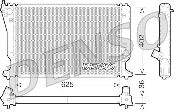 Denso DRM50073 - Hladnjak, hladjenje motora www.molydon.hr