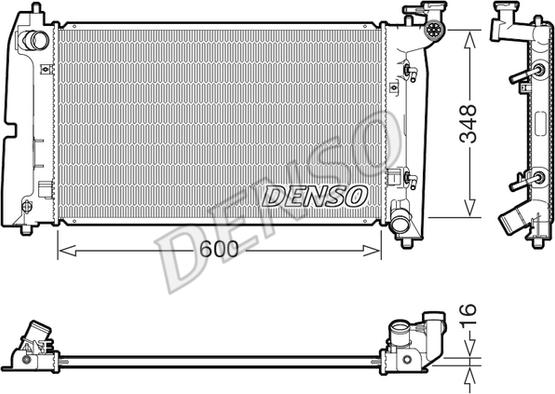 Denso DRM50142 - Hladnjak, hladjenje motora www.molydon.hr