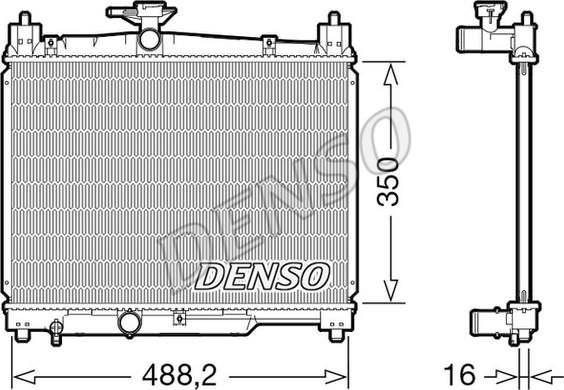 Denso DRM50101 - Hladnjak, hladjenje motora www.molydon.hr