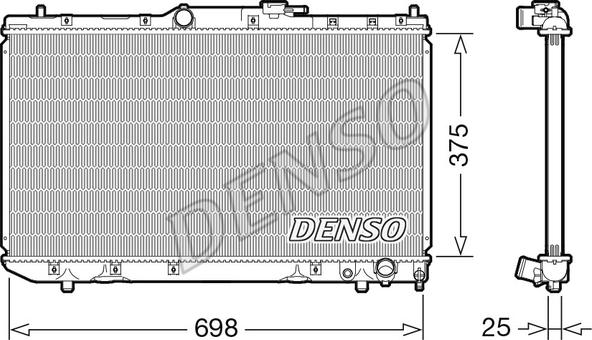 Denso DRM50116 - Hladnjak, hladjenje motora www.molydon.hr