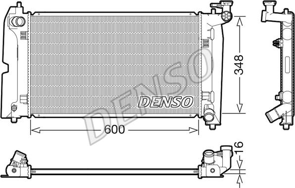 Denso DRM50110 - Hladnjak, hladjenje motora www.molydon.hr