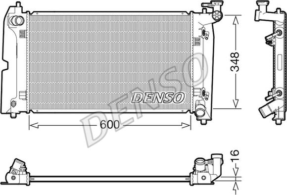 Denso DRM50111 - Hladnjak, hladjenje motora www.molydon.hr